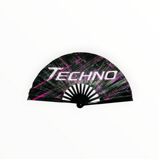 TECHNO-Rave Hand Fan